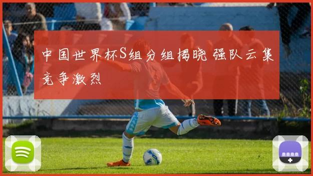 中国世界杯S组分组揭晓 强队云集竞争激烈